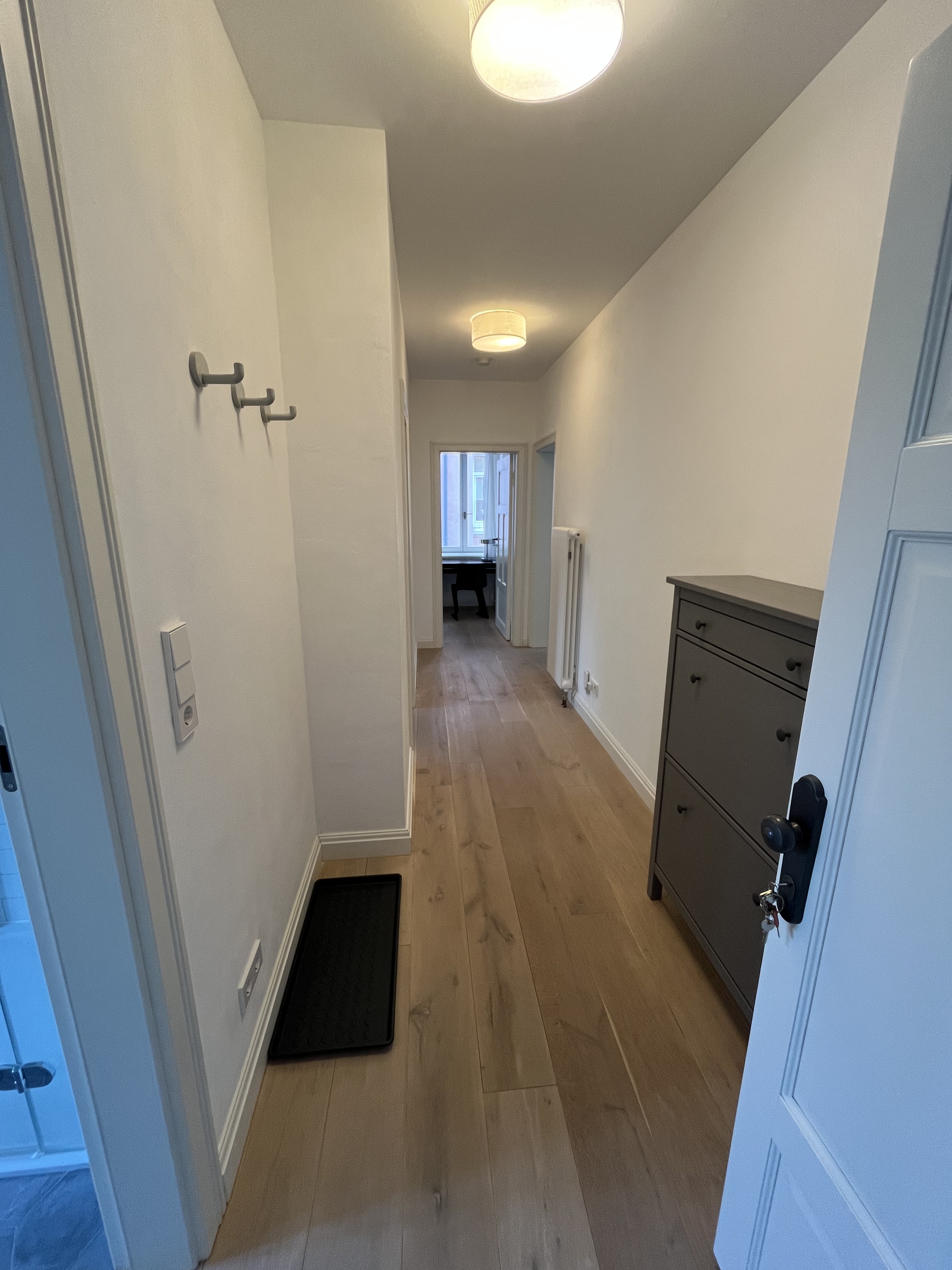 Flur der Wohnung in Braunschweig, Ansicht 1